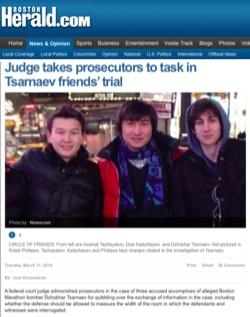 Kadyrbayev Pre-Trial Hearing Boston Herald