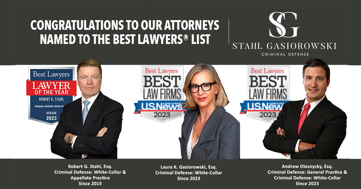 3 Stahl Gasiorowski Criminal Defense Lawyers Lawyers Recognized as Best Lawyers® Award Recipients