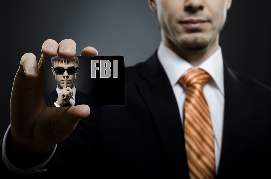 FBI agent serving grand jury subpoena